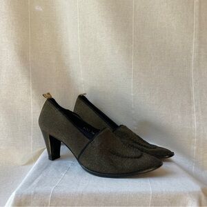 Donald J. Pliner Black Gold Heels